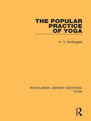 cover image of The Popular Practice of Yoga